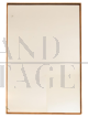 Rectangular brass mirror, Italy 1960s