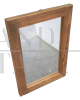 Vintage mirror with fir wood frame, 1990s