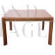 Vintage Swedish design square dining table, 1970s