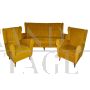 Set da soggiorno con divano e poltrone di Gio Ponti per ISA Bergamo, anni '50