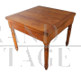 Antico tavolo allungabile a tiro toscano del XIX secolo con prolunghe originali                            