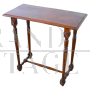 Console tavolino antico in faggio dei primi decenni del '900