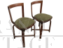 Coppia di sedie vintage design anni '80