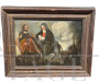 Fuga d'Egitto - Dipinto antico ad olio del XVII secolo di scuola italiana                            