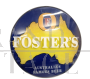 Insegna luminosa Foster's Beer vintage bifacciale                            