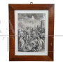 Johann Sadeler I - La decollazione di San Paolo, incisione antica del XVI secolo                           