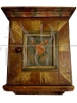 Mobiletto pensile dipinto Alto Veneto 1730