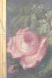 Dipinto con rose del 1700