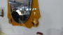 Specchio design Cristal Art con intagli dorati