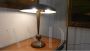Lampada da tavolo Oscar Torlasco inclinabile in ottone e vetro