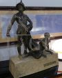 Statua Harinoff -  Goldscheider, In Discrimine, in terracotta