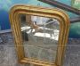 Specchio dell'800 in foglia oro con vetro originale