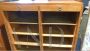 Archivio schedario a serranda doppia in rovere