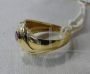 Anello anni '80 in oro con diamanti e rubino