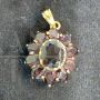 Pendente in oro con granato