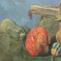 Dipinto ad olio Natura Morta con Zucche di Walter Morselli