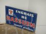 Targa pubblicitaria Engrais de Rassuen, Francia 1950                            