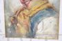 Dipinto Ritratto di Donna di Luca Postiglione, Italia XX secolo