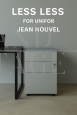 Cassettiera LessLess di Jean Nouvel per Unifor in alluminio                            