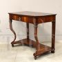 Antica console Carlo X in noce, Italia '800                           