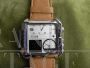 Scatola con 7 orologi vintage da uomo di grandi dimensioni