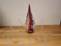 Piccolo albero di Natale in vetro di Murano multicolore                            
