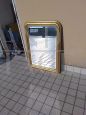 Specchio a vassoio vintage dorato