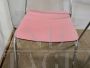 Coppia di sedie in formica rosa, anni '70