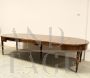Antique extendable walnut table from the Louis Philippe period, Italy 19th century   
                            