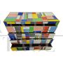 Cassettiera in vetro multicolore con 4 cassetti