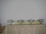 Attaccapanni vintage da parete in formica 