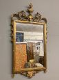 Specchiera antica intagliata e dorata di epoca Luigi Filippo - XIX secolo                            