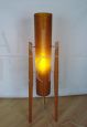 Lampada da terra space age a razzo di Novoplast Serd, Cecoslovacchia anni '60             