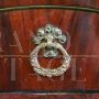 Secretaire Impero XIX secolo in mogano e radica