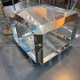 Tavolino design di Alberto Rosselli per Saporiti, anni '70                            