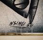 Nsingi - Dipinto con maschere tribali, Zaire 1984