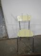 Set di 4 sedie in formica gialla, anni '70