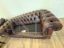 Set di divano e 2 poltrone Chesterfield originali