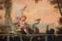 Dipinto antico Francese olio su tela raffigurante scena allegorica