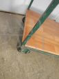 Carrello vintage industriale da officina anni '70