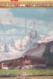 Gustavo Mancinelli - paesaggio di montagna, olio su tela di fine '800