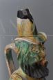 Brocca in maiolica Seminara della Calabria con figura antropomorfa