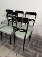 Set di 6 sedie vintage italiane in stile Ico Parisi