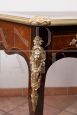 Scrittoio antico Napoleone III Francese in legno esotico pregiato