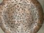 Antico centrotavola in rame con lavorazione floreale a sbalzo, Italia '800