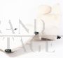 Poltrona chaise longue Wink di Toshiyuki Kita per Cassina, colore bianco                            