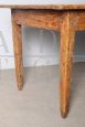 Antico tavolo da osteria del XIX secolo largo 2 metri, restaurato