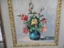S. Cocco - dipinto con vaso di fiori                            