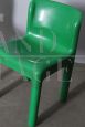 Coppia di sedie design di Carlo Bartoli per Kartell verdi, space age anni '70