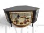 Mobile bar vintage angolare anni '70                            